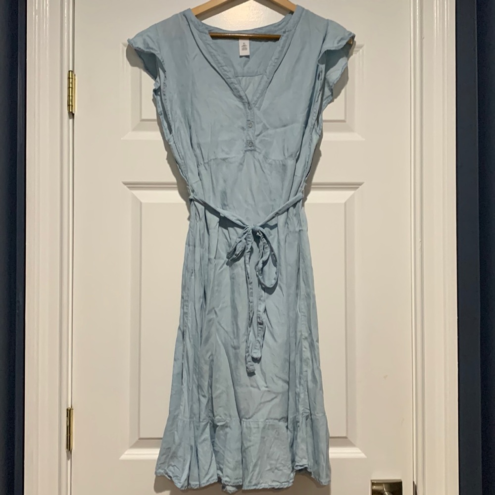 H&M Maternity Chambray Dress Size Large